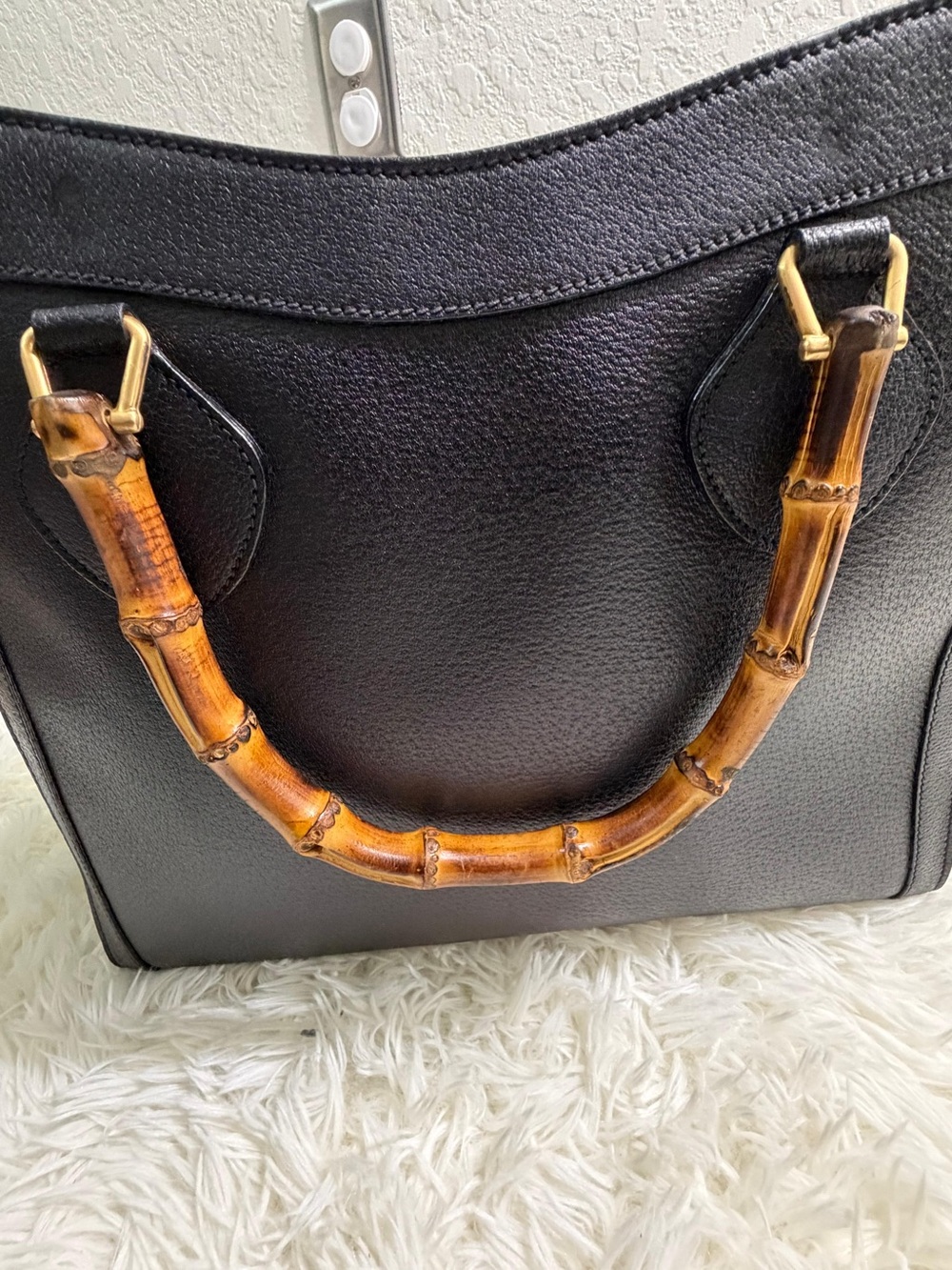 Gucci Diana Leather bamboo tote - Picture 12 of 13